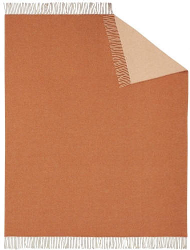 Плед Biederlack DARK VELVET (784452) henna-sand 130х170 Артикул: 79253 DolceNoce фото 2