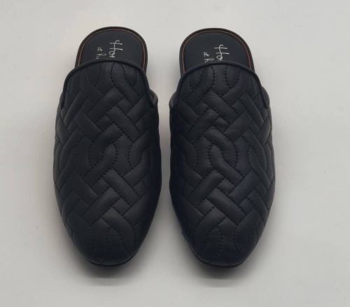 Тапочки женские Homers NAPPA NEGRO 22284 черные