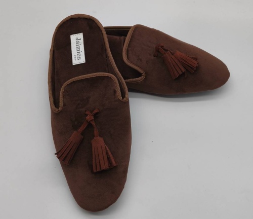 Тапочки Jaimies MARCEL mule HOMME шоколадные фото 4