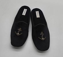 Тапочки Jaimies KARL mule HOMME MOTIF черные