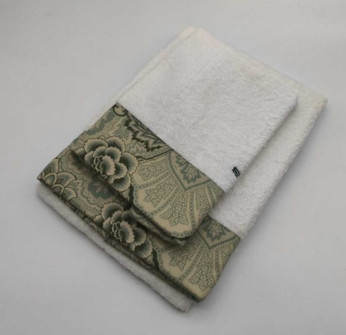 Набор полотенец Etro BLOOM AV818 X0891 green зеленый 60х100+40х60 Артикул: 70123 DolceNoce фото 2