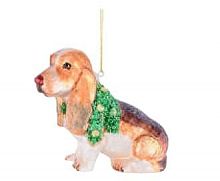 Игрушка елочная Giftcompany BEAGLE MIT COLLIER