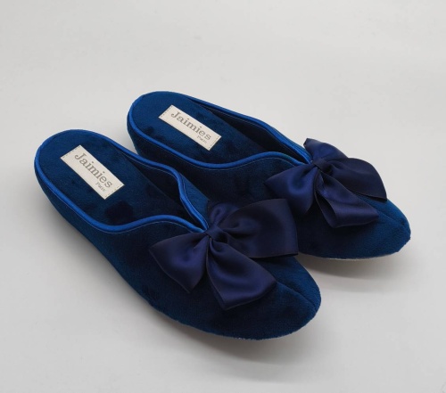 Тапочки Jaimies NATHALIE mule classic blue синие фото 5