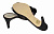 Тапочки Jaimies GLAMOUR mule nina черные, размер M (38)