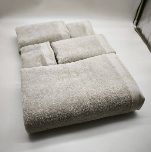 Набор полотенец Blumarine SPA серый льняной 10 dove grey Артикул: 94863 DolceNoce фото 2