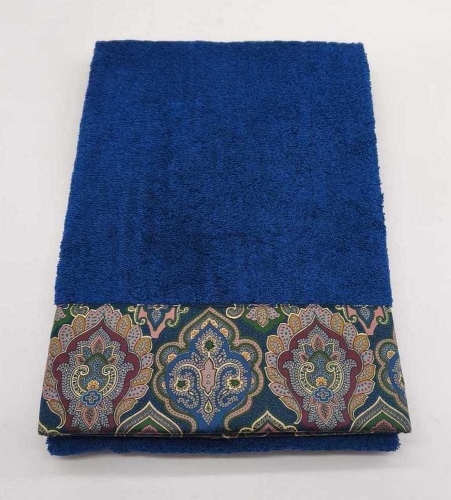 Полотенце Etro 7PLIES AV800 X0883 blue синее 100х15 Италия Артикул: 70132 DolceNoce Полотенце Etro 7PLIES AV800 X0883 blue синее 100х15 Артикул: 70132 DolceNoce