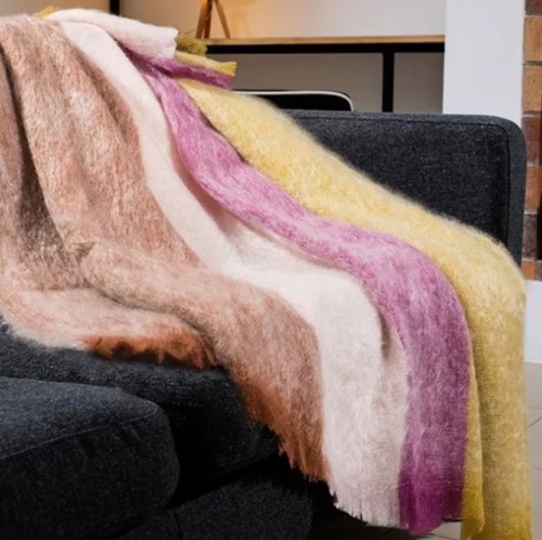 Плед Brun De Vian-Tiran MOHAIR PAYSAGE COLLINE 140х180 Артикул: 87431 DolceNoce фото 2