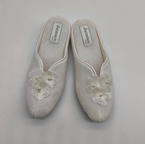 Тапочки Jaimies NATHALIE mule SPRING молочные