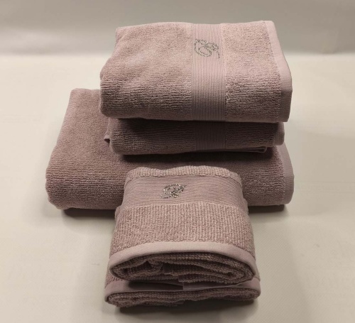 Набор полотенец Blumarine RISVEGLIO сиреневый 02 lilac Артикул: 94889 DolceNoce фото 3