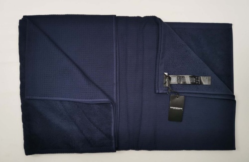 Полотенце Emporio Armani MARE navy blue темно синее 100x170 Артикул: 70227 DolceNoce фото 4