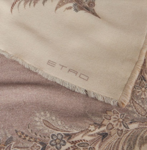 Плед Etro CALADIUM AK305 S9820 beige бежевый 140х180 Артикул: 70049 DolceNoce фото 5