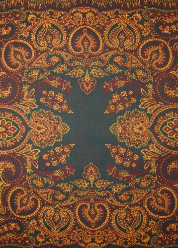 Плед Etro CACHEMIRE зеленый с красным 180х180 Артикул: 70082 DolceNoce фото 6