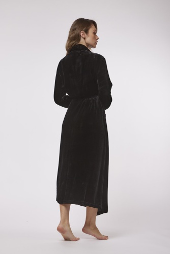 Халат Vivis DANIELA (цвет 00002 Nero) черный фото 4