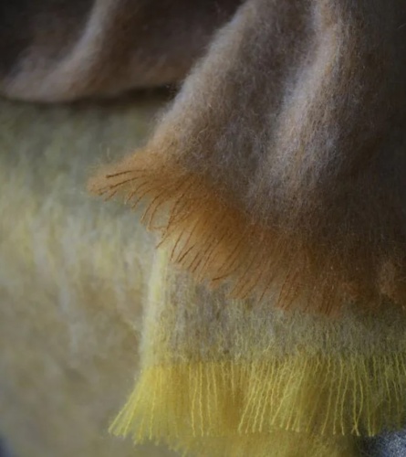 Плед Brun De Vian-Tiran MOHAIR ESSENTIEL ROCHES 140х180 Артикул: 87429 DolceNoce фото 3