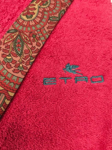 Халат с капюшоном Etro GIАNO AV799 X0865 red красный фото 5