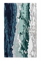 Коврик Graccioza OCEANIC голубой с синим 60x100
