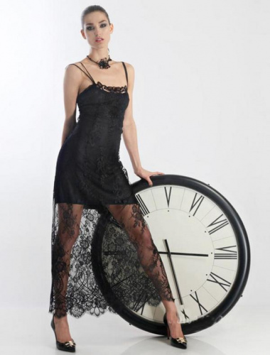 Платье Dana LUX / LA1651-002 NERO черное