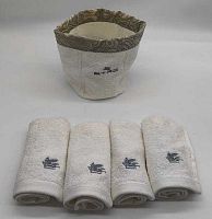 Набор полотенец Etro 7PLIES AV800 X0820 beige бежевый 4*30х30