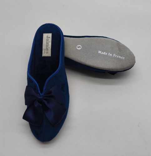 Тапочки Jaimies NATHALIE mule classic blue синие фото 7