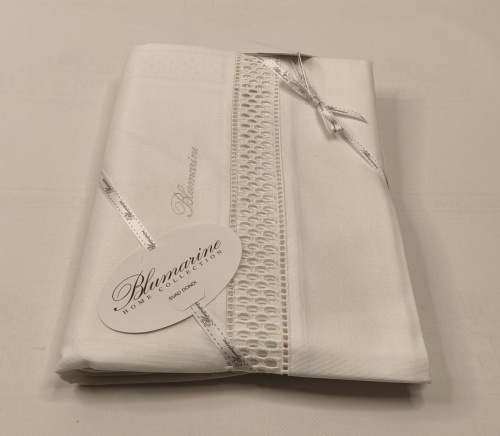 Скатерть Blumarine PORCELLANA 180х300 цвет белый white Артикул: 94846 DolceNoce фото 3