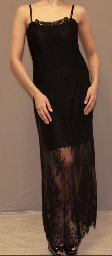 Платье Dana LUX / LA1651-002 NERO черное фото 2