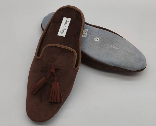 Тапочки Jaimies MARCEL mule HOMME шоколадные фото 5