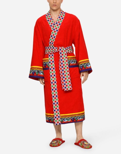 Халат Dolce & Gabbana CARRETTO red красный фото 9