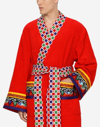 Халат Dolce & Gabbana CARRETTO red красный фото 10