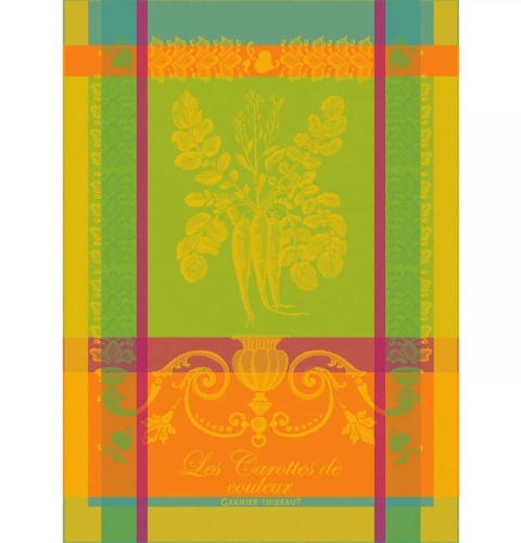 Полотенце Garnier-Thiebaut CAROTTES DE COULEUR ZESTE 56х77 Артикул: 79988 DolceNoce