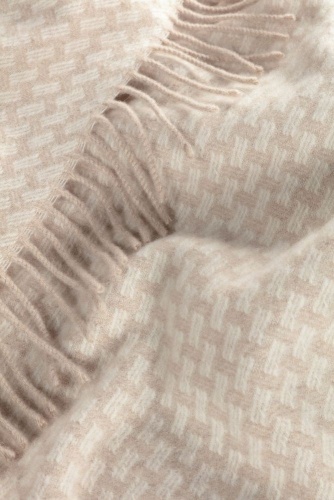 Плед Biederlack NATURALS&PLAIDS (797810) vivo beige 130х170 Артикул: 79265 DolceNoce фото 3