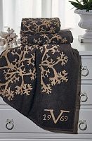 Набор полотенец Versace (19*V*69) CORAL коричнево-бежевый