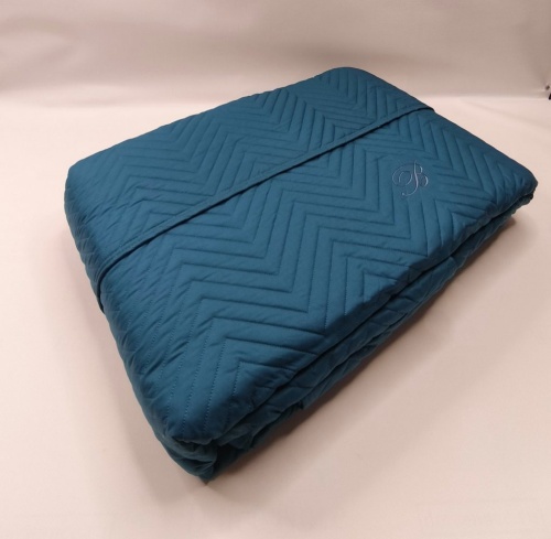 Покрывало Blumarine STILE BLU 270х270 синее 20 blue Артикул: 93722 DolceNoce фото 3