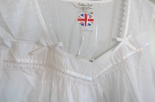 Ночная сорочка Cottonreal LESLEY белая фото 3
