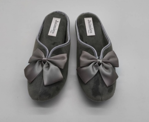 Тапочки Jaimies NATHALIE mule classic grey серые