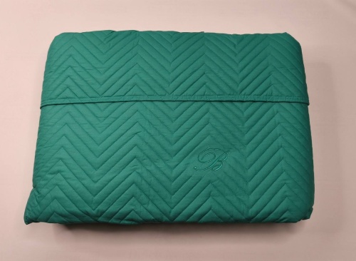 Покрывало Blumarine STILE BLU 270х270 изумрудное 18 esmeraldo emerald Артикул: 93729 DolceNoce фото 2