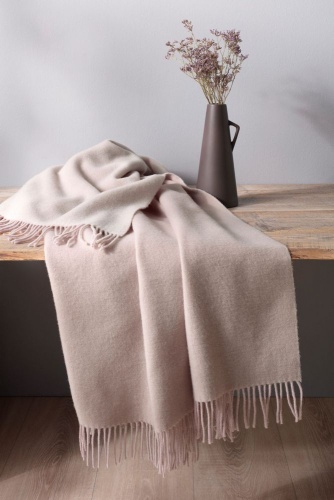 Плед Biederlack DARK VELVET (797544) rose-ecru 130х170 Артикул: 79257 DolceNoce фото 3