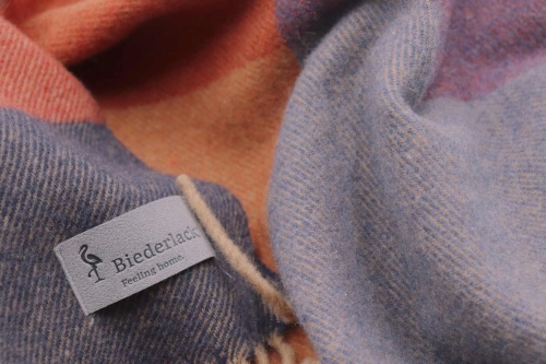 Плед Biederlack NATURALS&PLAIDS (819147) pleasant ruby 130х170 Артикул: 79261 DolceNoce фото 4