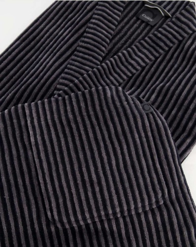 Халат мужской Cawo 4854 (97 schwarz темно-серый) фото 6