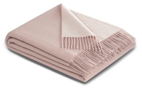 Плед Biederlack DARK VELVET (797544) rose-ecru 130х170 Артикул: 79257 DolceNoce
