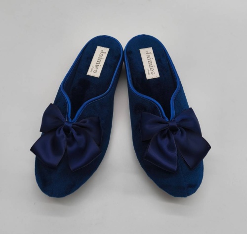 Тапочки Jaimies NATHALIE mule classic blue синие