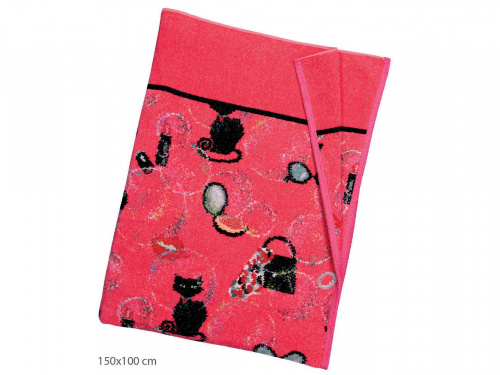 Набор полотенец Feiler AUDREY 133/10 pink/schwarz (розовый/черный) Артикул:  DolceNoce фото 3